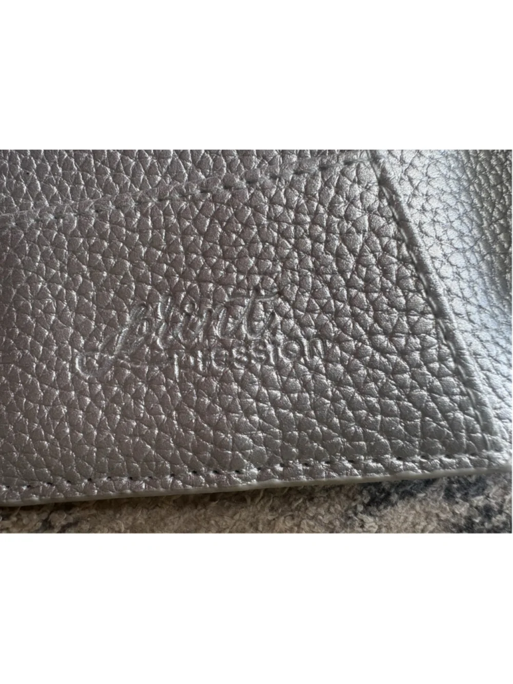 Print Pression 5x6” Silver Pebbled Travelers Notebook 1.5” Rings Cover with Snap